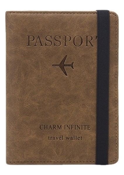 Rfıd Pasaport Klipsi Seyahat Kılıfı Cüzdan Kadın Erkek Aile Tatili Seyahat Esasları Kahverengi (Yurt Dışından)