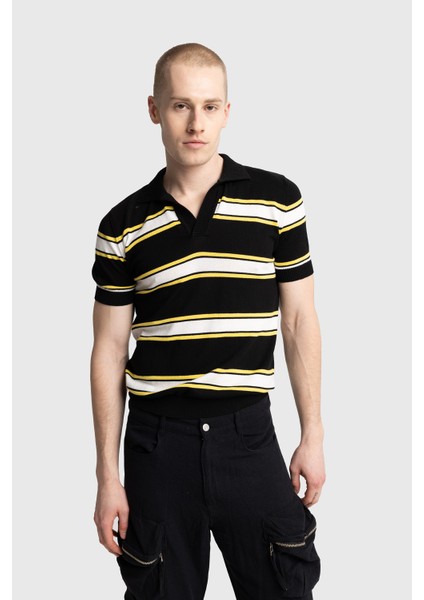 Polo Yaka Trıko T-Shırt
