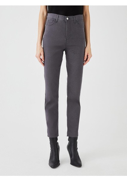 Lcwaıkıkı Basic Yüksek Bel Slim Fit Kadın Jean Pantolon