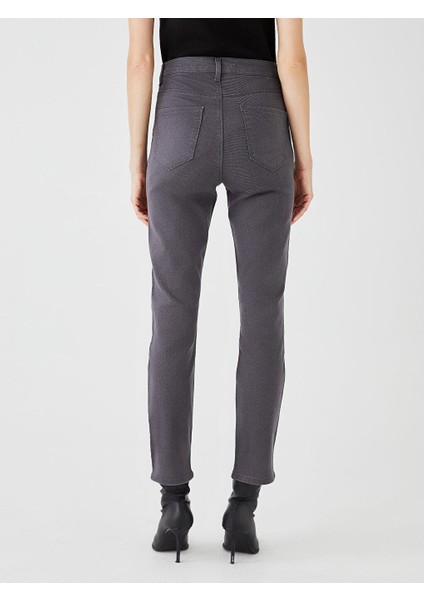 Lcwaıkıkı Basic Yüksek Bel Slim Fit Kadın Jean Pantolon
