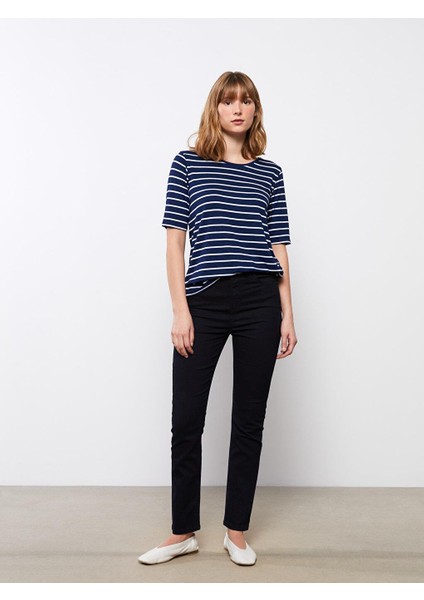 Lcwaıkıkı Basic Yüksek Bel Slim Fit Kadın Jean Pantolon