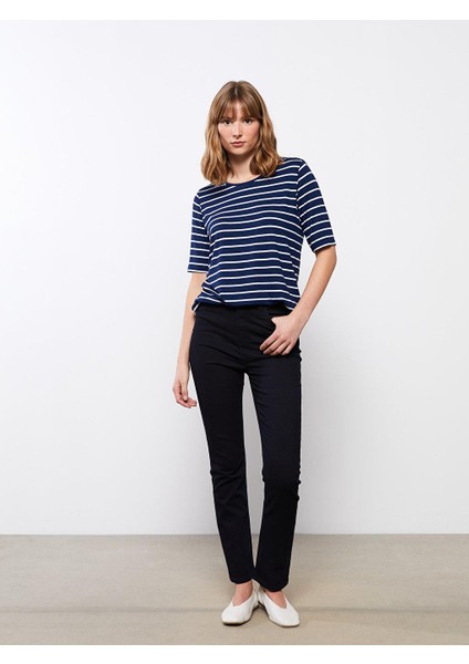 Lcwaıkıkı Basic Yüksek Bel Slim Fit Kadın Jean Pantolon