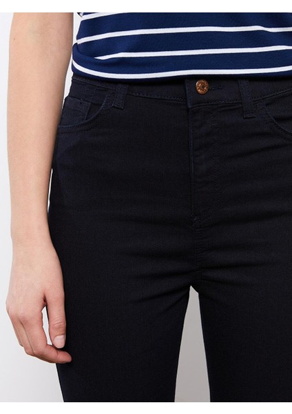 Lcwaıkıkı Basic Yüksek Bel Slim Fit Kadın Jean Pantolon