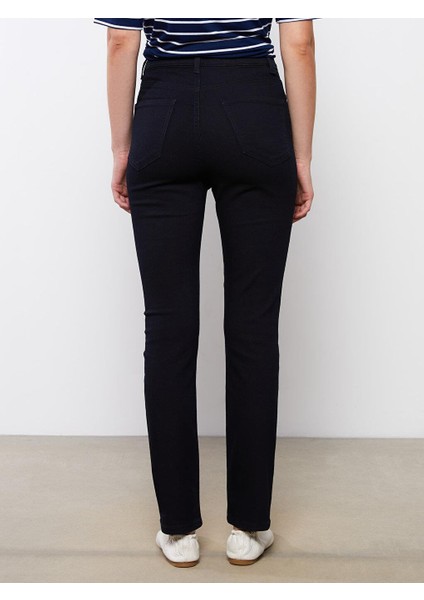Lcwaıkıkı Basic Yüksek Bel Slim Fit Kadın Jean Pantolon