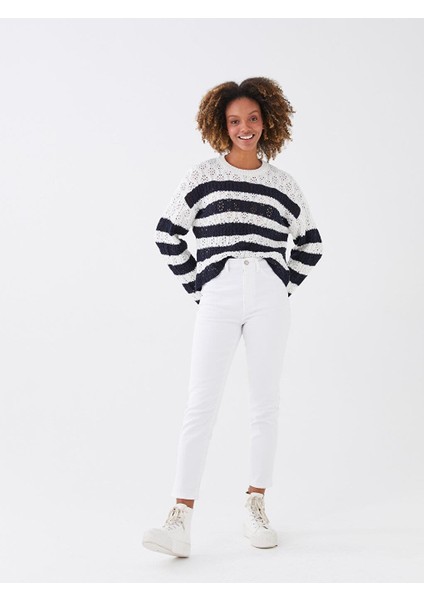 Lcw Jeans Yüksek Bel Slim Mom Kadın Jean Pantolon