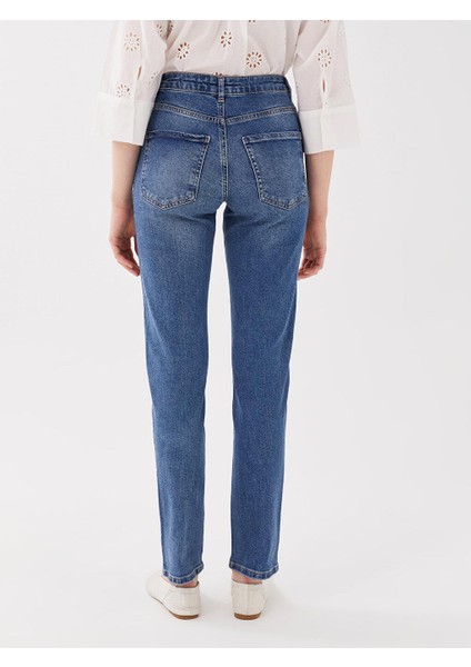 Lcw Jeans Yüksek Bel Straight Fit Kadın Jean Pantolon indirimleri