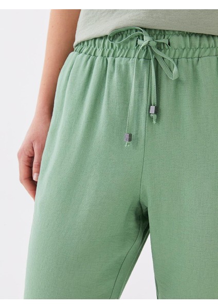 Lcwaıkıkı Basic Beli Lastikli Havuç Kesim Kadın Pantolon fiyatları