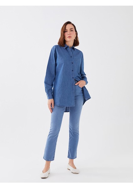 Lcwaıkıkı Basic Yüksek Bel Slim Fit Kadın Jean Pantolon