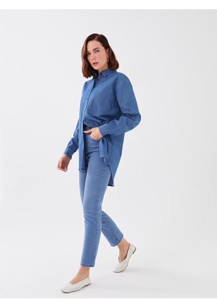 Lcwaıkıkı Basic Yüksek Bel Slim Fit Kadın Jean Pantolon fiyatları