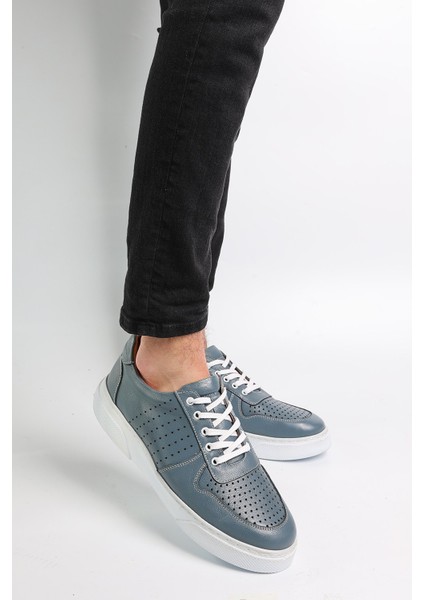 Profly Erkek Deri Kalın Taban Günlük Rahat Kullanım Sneaker Ayakkabı PROFLY-1320 fiyatları