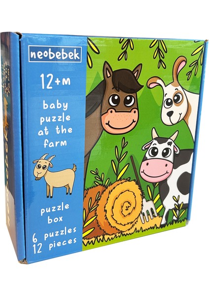 Baby Puzzle - Çiftlik Hayvanları