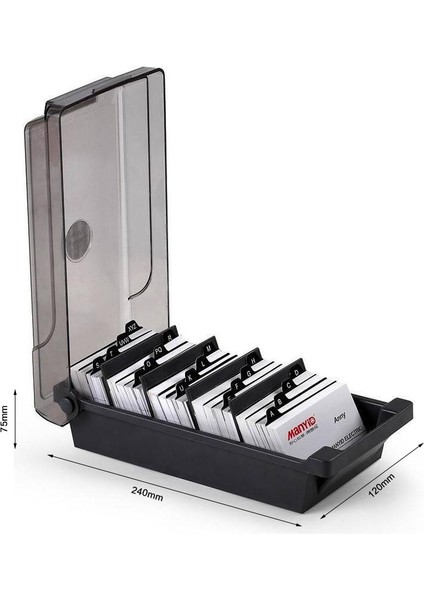 5 Bölmeli Süper Büyük Kapasiteli Kartvizit Saklama Kutusu (Yurt Dışından) fiyatları