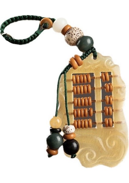Doğal Abaküs Şekilli Araba Anahtarı Kolye (Yurt Dışından)
