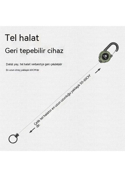 Dış Mekan Kolay Streç Büzülme Tokası Çok Fonksiyonlu Anahtarlık (Yurt Dışından) indirimleri