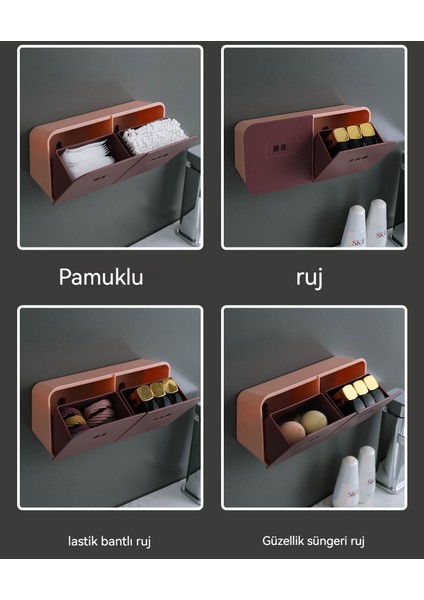 Ev Yumruksuz Plastik Mühürlü Banyo Pamuklu Çubuk Saklama Kutusu (Yurt Dışından) fırsatları