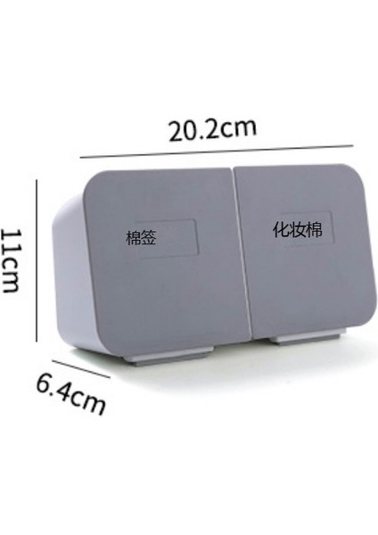 Ev Yumruksuz Plastik Mühürlü Banyo Pamuklu Çubuk Saklama Kutusu (Yurt Dışından) indirimleri