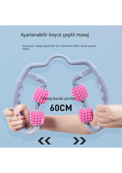 Halka Şeklinde El Tipi Baldır Masaj Silindiri (Yurt Dışından) fırsatları