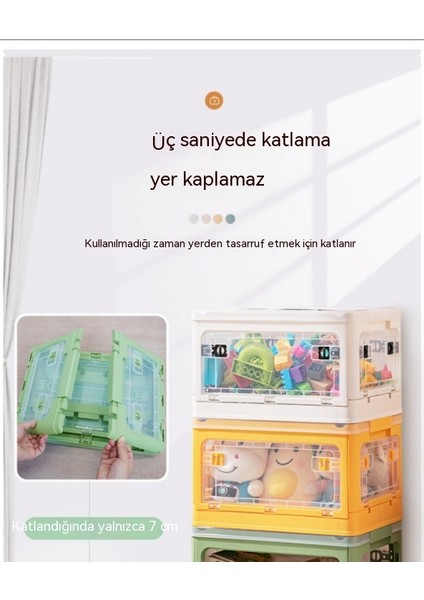 Ev Tipi Büyük Kapasiteli Şeffaf Katlanabilir Çok Katmanlı Ilaç Kutusu (Yurt Dışından)