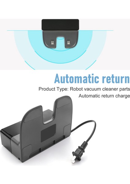 Ecovacs Deebot Ozmo Us Plug Için Şarj Cihazı Dock Tabanı Şarj Istasyonu (Yurt Dışından)