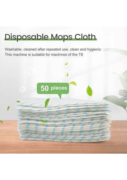 Ecovacs Deebot Ozmo T8 Aivi T8 Max 50 Adet Için Tek Kullanımlık Güçlü Bez (Yurt Dışından) fırsatları