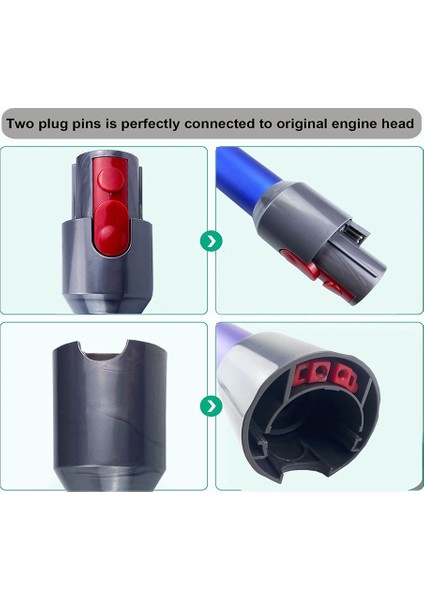 Dyson V11 V10 V8 V7 Çubuk Elektrikli Süpürgeler Için Hızlı Çıkarılan Değnek, D (Yurt Dışından) fırsatları