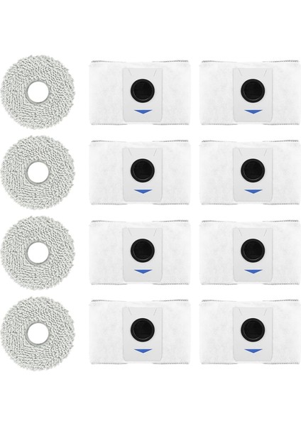 Ecovacs Deebot T20 Omni/x1 Omni Toz Torbaları Paspas Bezi Parça Seti (Yurt Dışından)