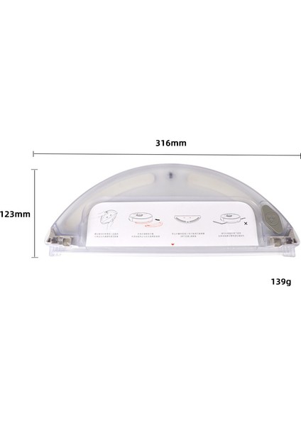 Xiaomi Roborock S50 S51 T60 T61 Mop Pro Clot Için Robot Su Tankı Seti (Yurt Dışından)