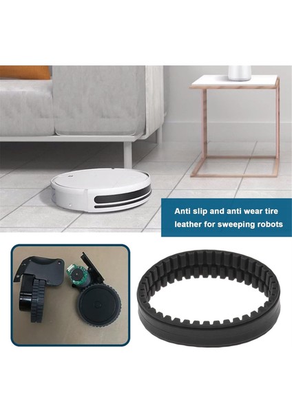 Eufy Robovac 11S/ 11S Max Için Kaymayı Önleyici Tekerlek Lastikleri Kaplamasının Değiştirilmesi (Yurt Dışından)