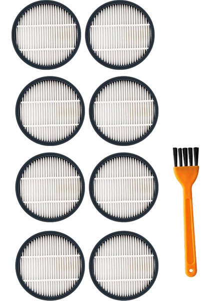 Xiaomi Deerma VC40 Için 8 Adet Hepa Filtre ve 1 Adet Temizleme Fırçası (Yurt Dışından)