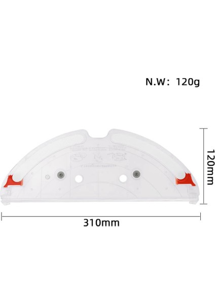 Xiaomi Roborock Q7 Max+ / T8 Için Paspas Bezi Montaj Tutucu Paspas Bezi (Yurt Dışından)