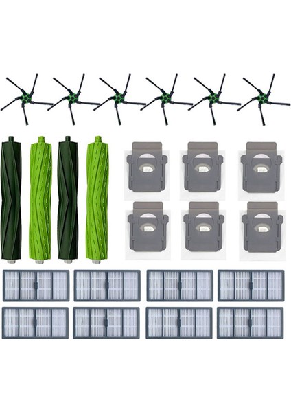 Irobot Roomba S9 S9+ Için Ana Fırça Yan Fırça Filtresi ve Toz Torbası (Yurt Dışından)