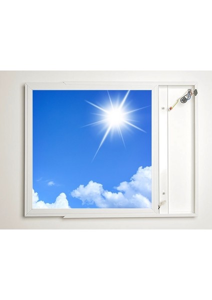 60X60 LED Panel Sıva Üstü Desenli Tekli 46510940SU