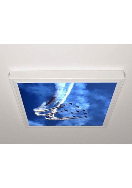 60X60 LED Panel Sıva Üstü Desenli Tekli 46511070SU