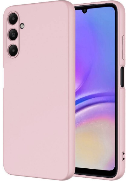 Samsung Galaxy A05S Kapak Içi Kadife Kamera Korumalı Lansman Silikon Kılıf - Pudra