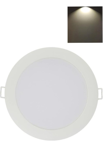 12W Slım LED Panel 4000K -Günışığı 14,5 cm Gömme Spot Armatür
