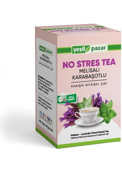 Melisalı Karabaşotlu No Stres Tea 45 Poşet Çay