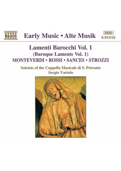 V/c: Lamentı Barocchı Vol.1-Cd