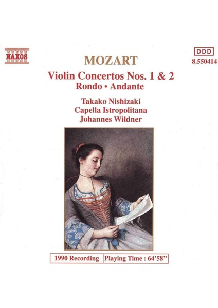 Mozart: Vıolın Con. Nos 1, 2-Cd