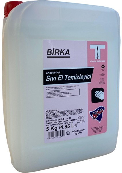 Endüstriyel Sıvı El Sabunu (Hindistan Cevizli) 5 kg