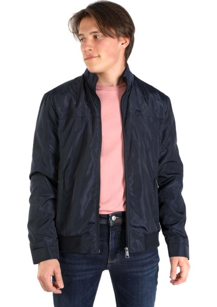 Fablos Erkek Dokuma Mont Lacivert