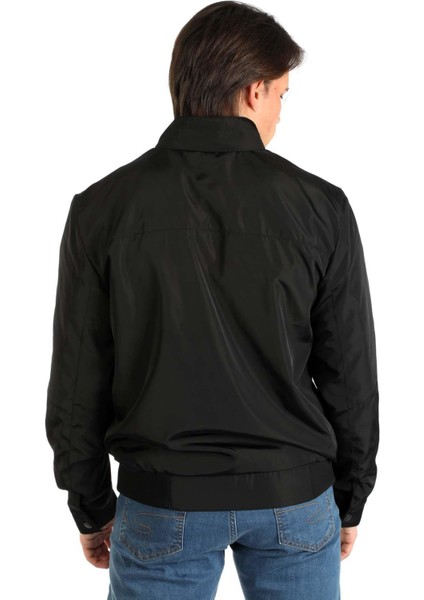 Fablos Erkek Dokuma Mont Siyah fırsatları