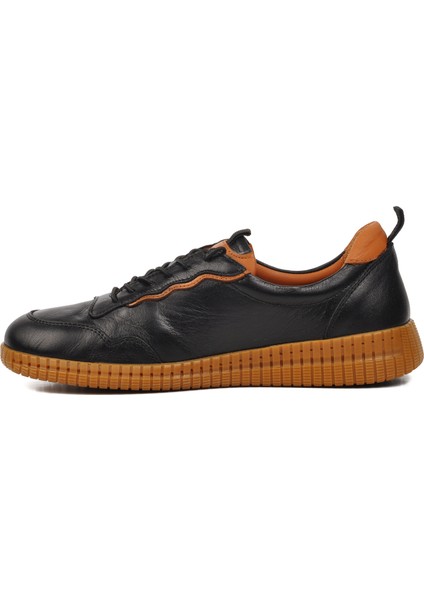 2216112Y Siyah Deri Kadın Günlük Ayakkabı fiyatları