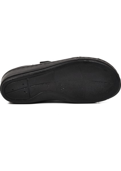 09-977 Siyah Kadın Dolgu Topuk Terlik indirimleri