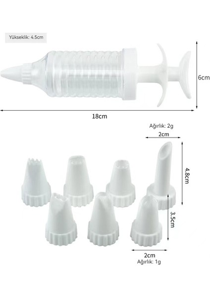 Mutfak Çok Fonksiyonlu Pasta ve Bisküvi Dekoratörü (Yurt Dışından) indirimleri