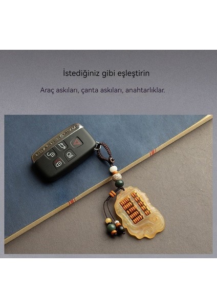Doğal Abaküs Şekilli Araba Anahtarı Kolye (Yurt Dışından) fiyatları