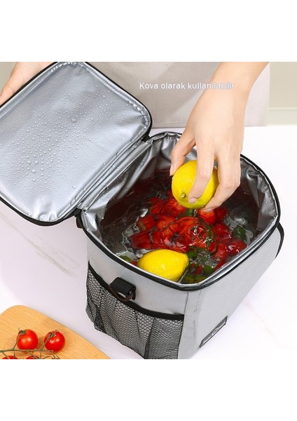 Taşınabilir Peva Su Geçirmez Büyük Kapasiteli Öğle Yemeği Çantası (Yurt Dışından) modelleri