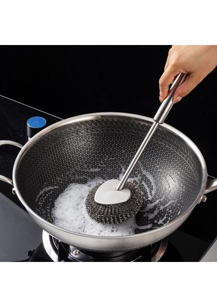 304 Paslanmaz Çelik Uzun Saplı Fırçalar Ev Soba Çelik Tel Fırça (Yurt Dışından) modelleri