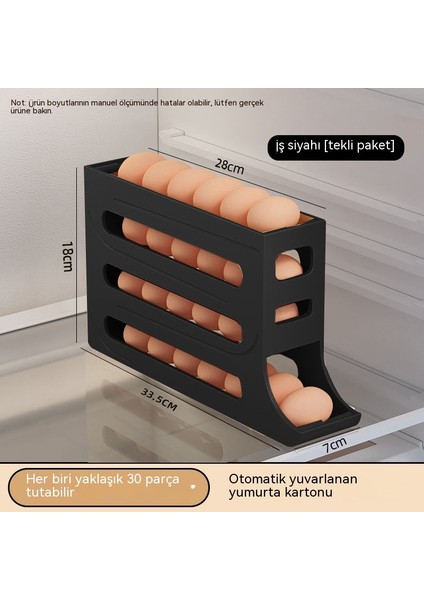 Dört Katmanlı Kayar Tip Yumurta Otomatik Aşağı Açılır Saklama Kutusu (Yurt Dışından) indirimleri