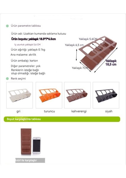 Masaüstü Dört Bölmeli Uzaktan Kumanda Depolama Rafı (Yurt Dışından) fiyatları