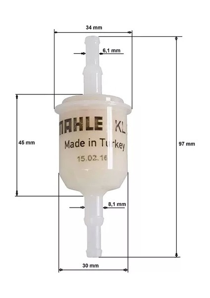 Hortum Tipi Yakıt Filtresi